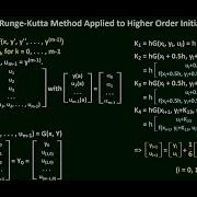 The Fourth Order Runge Kutta Method For Higher Order IVP S Recursion