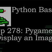 Python Basics Pygame Image Load And Surface Blit