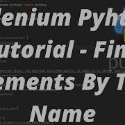 Selenium Pyhton Tutorial Find Elements By Tag Name