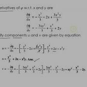 Problem No 1 On Velocity Potential Function And Streamline Function Fluid Mechanics 1