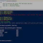 How To Run A SQL Query On Multiple SQL Servers Using PowerShell Serial Manner