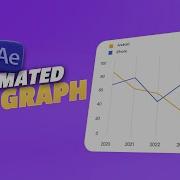 Анимация линейного графика в After Effects Анимированный линейный график в After Effects