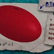 Площадь эллипсоида вывод формулы площади поверхности вращения