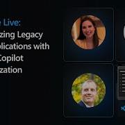 VS Code Live Modernizing Legacy NET Applications With GitHub Copilot Modernization In VS Code