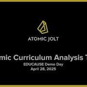 EDUCAUSE Demo Day April 2025 Atomic Curriculum Analysis Tool