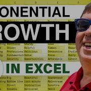 Excel Forecasting Exponential Growth Using LOGEST And GROWTH Functions Episode 623
