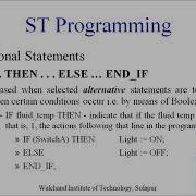 PLC Structured Text Basics