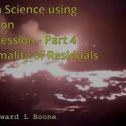 Data Science Using Python Regression Part 4 Normality Of Residuals