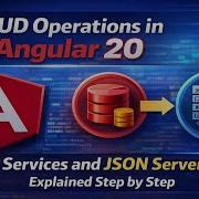 CRUD Operations In Angular 20 Services And JSON Server Explained Step By Step