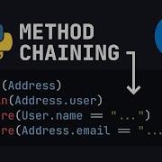 Цепочка методов классов в Python