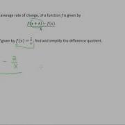 The Difference Quotient Example 2