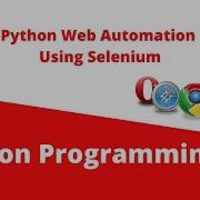 Python Web Automation Using Selenium