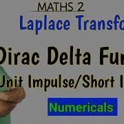Dirac Delta Function Unit Impulse Problems Short Impulse Function Engineering Mathematics