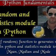 Random And Statistics Module In Python Generate Random Numbers In Python Mean Median And Mode