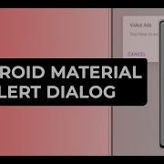 Android Material Alert Dialog Tutorial KOTLIN