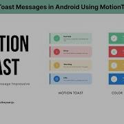 Customize Toast Messages In Android Using MotionToast Library In Android Studio