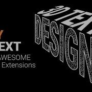Быстрое и простое создание 3D текста в перспективе в Inkscape