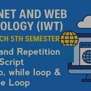 Loops And Repetition In JavaScript For Loop While Loop Do While Loop Internet Web Technology