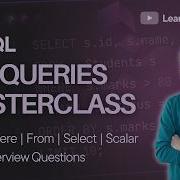 17 SQL Subqueries Masterclass Part 1 WHERE SELECT FROM Scalar Multi Row Subqueries