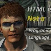 HTML Is Not A Programming Language