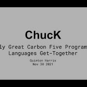 All About ChucK An Audio Programming Language