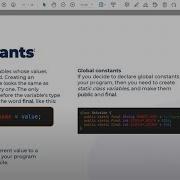 Java Constants