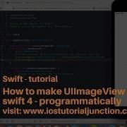 Create Circular UIImageView In Swift4 Programmatically