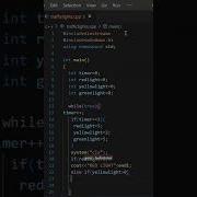 Traffic Light Simulation C Coding Viral Trending Top Programming Traffic Light