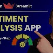 I Built A Sentiment Analysis App In 9 Minutes Python Streamlit Tutorial