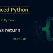 Generators In Python 01 Advanced Python Tutorial Python Tutorial In Hindi