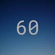 Blue 60 Seconds Timer 1 Minute Timer