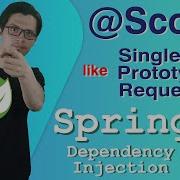 Scope The Life Span Of Beans Dependency Injection Spring Tutorial Ch1 E15