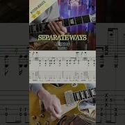 Separate Ways Journey Guitar Riff TAB Luka R Guitarist