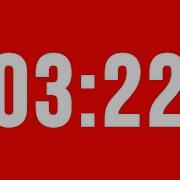 3 Minute 22 Second Timer With Alarm Without Music