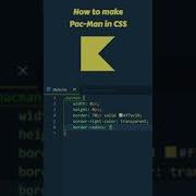 How To Make Pac Man In CSS HTML CSS Shorts