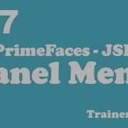 PrimeFaces JSF Tutorial Panel Menu In PrimeFaces Using Netbeans IDE Part 17
