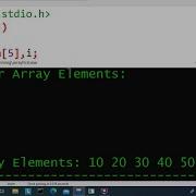 C Program To Print Array Elements Learn Coding