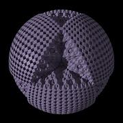 Spherical Transformation Of Fractal Based On Cube Edges
