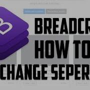 Bootstrap 4 1 How To Use Breadcrumb And Change Separator