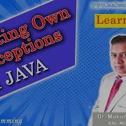 Creating User Defined Exception Practical Demo Of Custom Exception Exception Handling Part 9