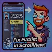 Fix Virtualized List Issue FlatList Inside ScrollView In React Native