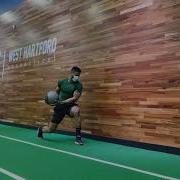 Split Stance Wall Rotational Throw