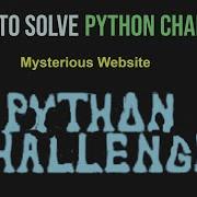 Trying To Solve Python Challenge Pythonchallenge Com Mystery AIOC