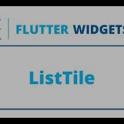 Flutter Widgets ListTile