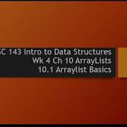 CSC 143 Ch 10 1 ArrayList Basics