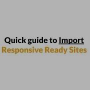Responsive WordPress Theme How To Import A Responsive Starter Template