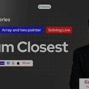 Day 27 Solving LeetCode Coding Problems 3 Sum Closest Problem Solution 150 Days Challenge