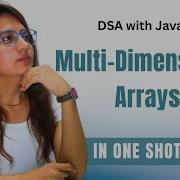 Multi Dimensional Arrays In JAVA DSA With JAVA Course