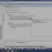 How To Startup With Android Using Eclipse