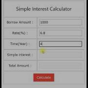 Interest Calculator Make With HTML CSS JS In Easy Steps